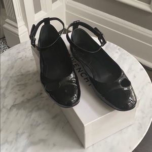 Givenchy flats black patent 37